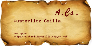 Austerlitz Csilla névjegykártya